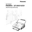 PANASONIC UF315 Instrukcja Obsługi