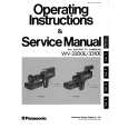 PANASONIC WV3300E Instrukcja Serwisowa