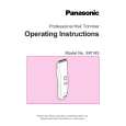 PANASONIC ER145H801 Instrukcja Obsługi