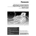 PANASONIC KXFL521 Instrukcja Obsługi