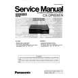 PANASONIC CXDP600EN Instrukcja Serwisowa