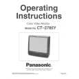 PANASONIC CT2785Y Instrukcja Obsługi