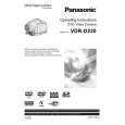 PANASONIC VDRD220 Instrukcja Obsługi