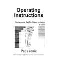 PANASONIC ES205 Instrukcja Obsługi