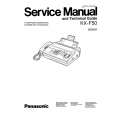 PANASONIC KXF50 Instrukcja Serwisowa