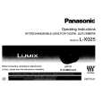 PANASONIC LX025 Instrukcja Obsługi