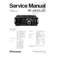 PANASONIC RF-4900LBS Instrukcja Serwisowa