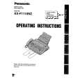 PANASONIC KX-F1110 Instrukcja Obsługi