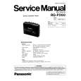 PANASONIC RQP260 Instrukcja Serwisowa