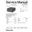 PANASONIC RS-CH7 Instrukcja Serwisowa