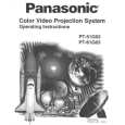PANASONIC PT51G63 Instrukcja Obsługi