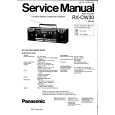 PANASONIC RXCW30 Instrukcja Serwisowa