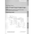 PANASONIC FP7718 Instrukcja Obsługi