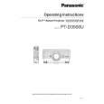 PANASONIC PT-D3500U Instrukcja Obsługi