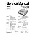 PANASONIC PV6000 Instrukcja Serwisowa