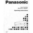 PANASONIC AJUFC1800 Instrukcja Obsługi