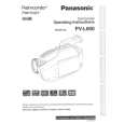 PANASONIC PVL600 Instrukcja Obsługi