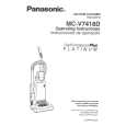 PANASONIC MCV7418D Instrukcja Obsługi