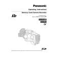 PANASONIC AJSPX800 Instrukcja Obsługi