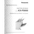 PANASONIC KXPS600 Instrukcja Obsługi