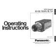 PANASONIC WVBL730 Instrukcja Obsługi