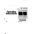PANASONIC RQV190 Instrukcja Obsługi