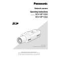 PANASONIC WVNP1000 Instrukcja Obsługi