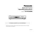 PANASONIC TZPCD3000 Instrukcja Obsługi