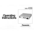 PANASONIC AWPS300 Instrukcja Obsługi