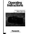 PANASONIC RX-CS710 Instrukcja Obsługi