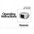 PANASONIC GPRV201 Instrukcja Obsługi