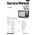PANASONIC TC2033 Instrukcja Serwisowa