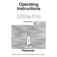 PANASONIC MCV200 Instrukcja Obsługi