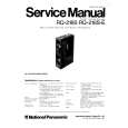 PANASONIC RQ218S/E Instrukcja Serwisowa