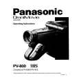 PANASONIC PV800 Instrukcja Obsługi