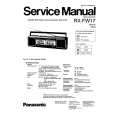 PANASONIC RXFW17 Instrukcja Serwisowa