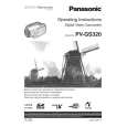 PANASONIC PVGS320 Instrukcja Obsługi
