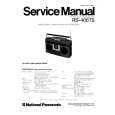 PANASONIC RS466TS Instrukcja Serwisowa
