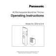PANASONIC ER216 Instrukcja Obsługi