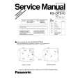 PANASONIC RXDT610 SUPPLEMENT Instrukcja Serwisowa