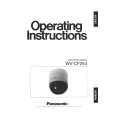 PANASONIC WVCF254 Instrukcja Obsługi