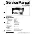 PANASONIC WJSX550 Instrukcja Serwisowa