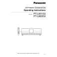 PANASONIC PTL6510U Instrukcja Obsługi