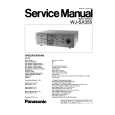 PANASONIC WJSX350 Instrukcja Serwisowa