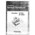 PANASONIC UF160/M Instrukcja Serwisowa