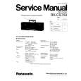 PANASONIC RXCS750 Instrukcja Serwisowa