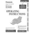 PANASONIC KXFP245 Instrukcja Obsługi