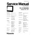 PANASONIC TC2185DRS Instrukcja Serwisowa