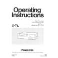 PANASONIC AGDTL1 Instrukcja Obsługi