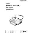 PANASONIC UF321 Instrukcja Obsługi